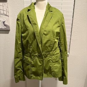 Talbots Vibrant Green Women's Blazer